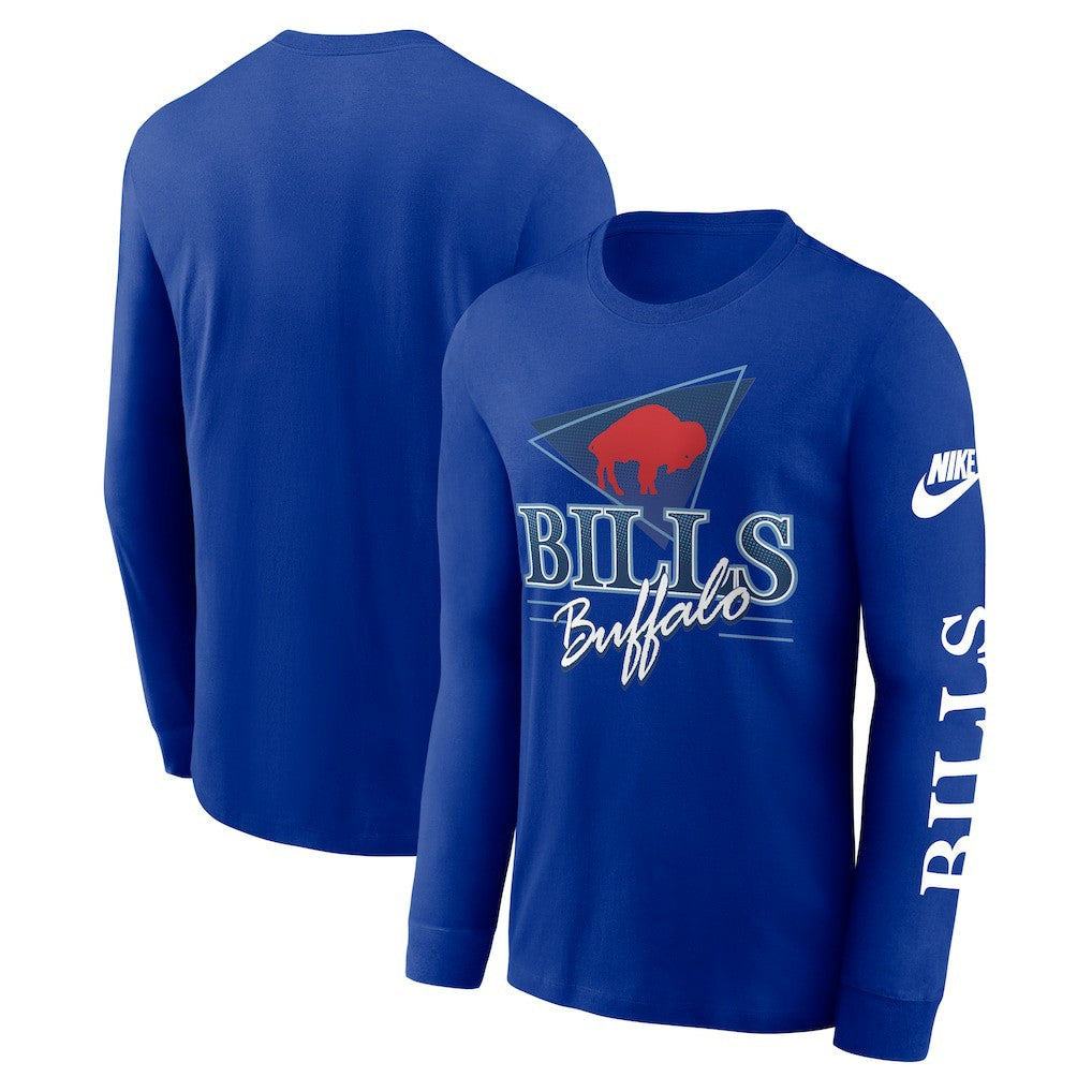 Buffalo Bills Rewind Long Sleeve T-Shirt - Royal sale