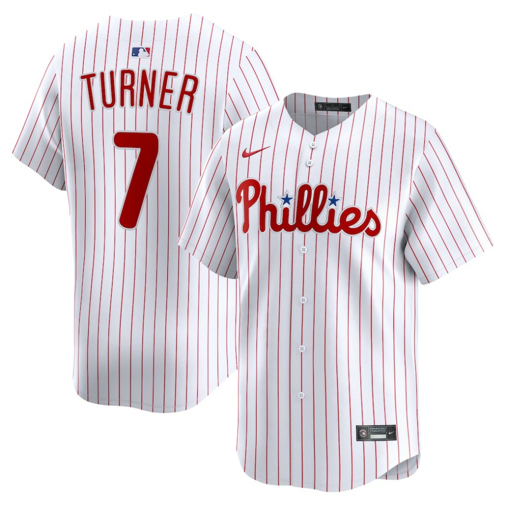 Trea Turner Philadelphia Phillies Home Limited Player Jersey White
