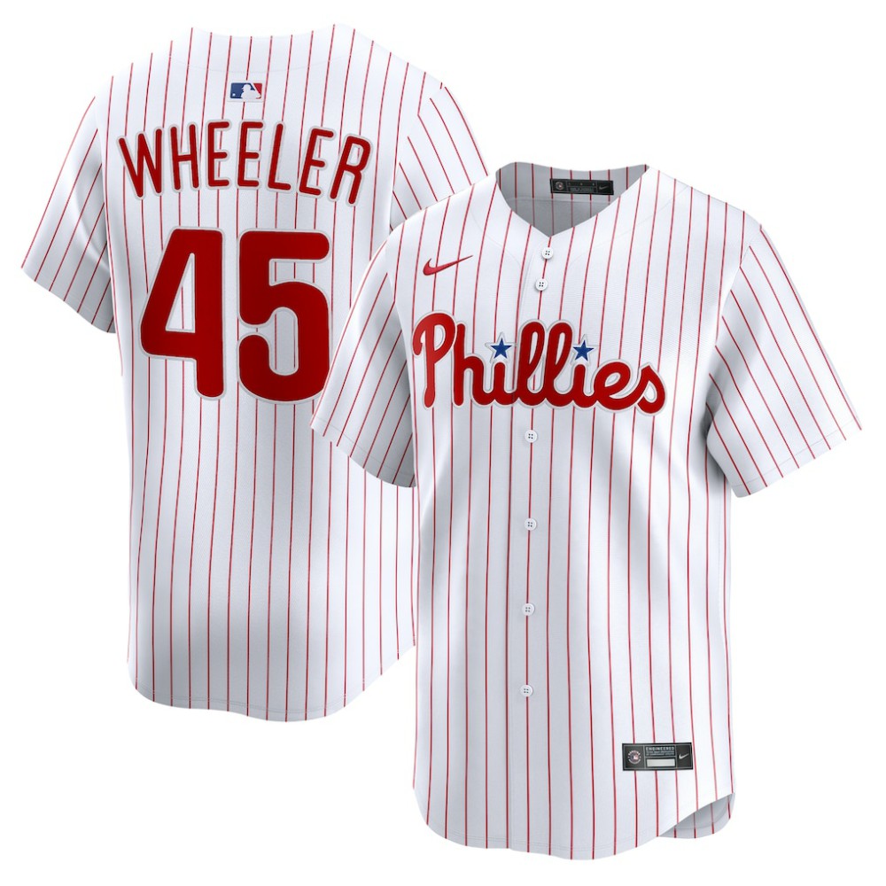 Zack Wheeler Philadelphia Phillies Home Limited Player Jersey White