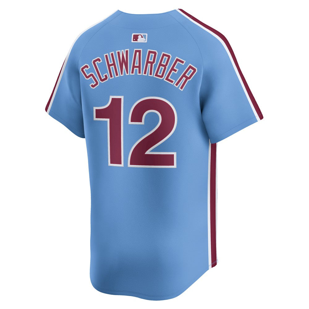 Kyle Schwarber Philadelphia Phillies Alternate Limited Jersey Light Blue