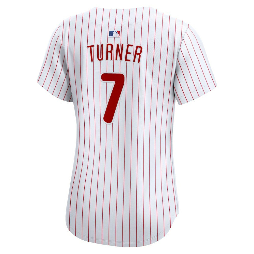 Trea Turner Philadelphia Phillies Women's Home Limited Player Jersey White