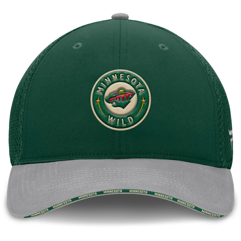 Minnesota Wild Fanatics Fundamentals Span Flex Hat - Green Hats