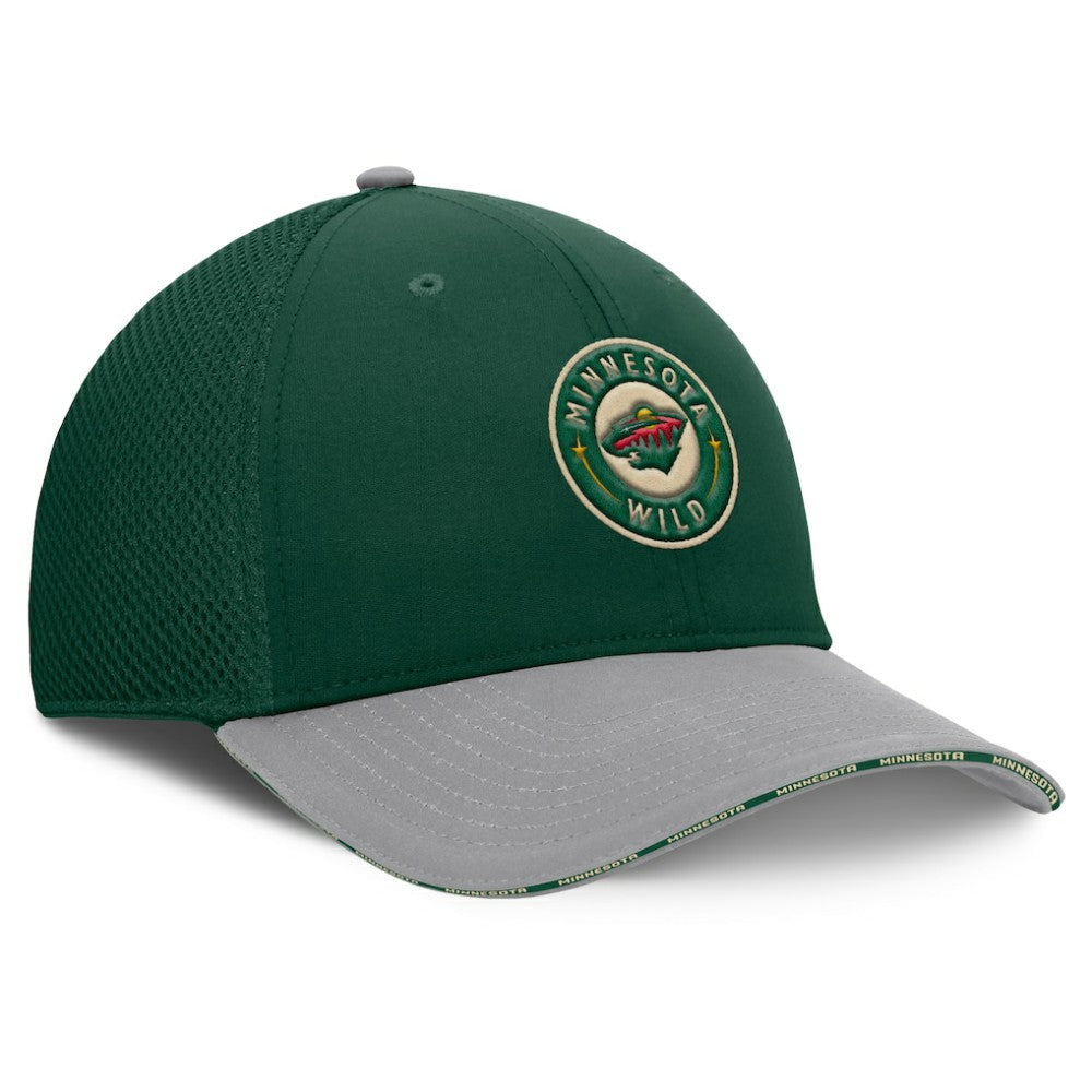 Minnesota Wild Fanatics Fundamentals Span Flex Hat - Green Hats