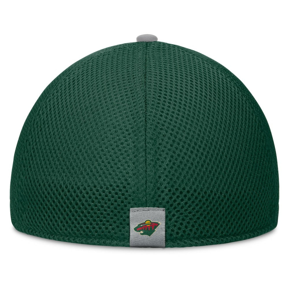 Minnesota Wild Fanatics Fundamentals Span Flex Hat - Green Hats