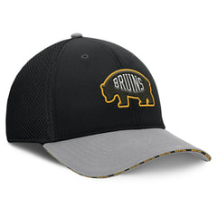 Boston Bruins Fanatics Fundamentals Span Flex Hat - Black Hats