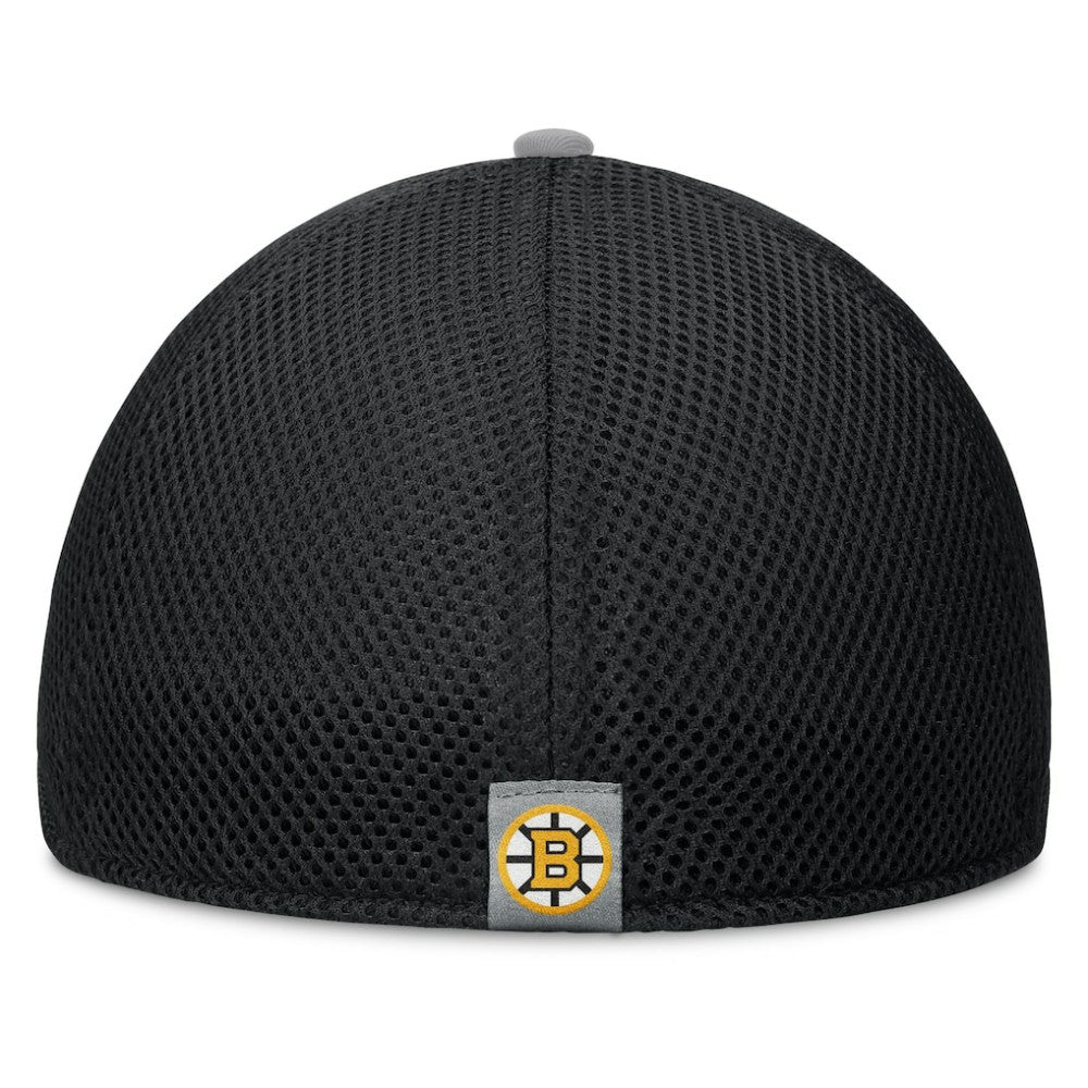 Boston Bruins Fanatics Fundamentals Span Flex Hat - Black Hats