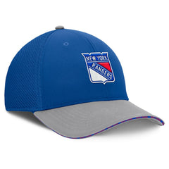 New York Rangers Fanatics Fundamentals Span Flex Hat - Blue Hats