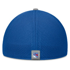 New York Rangers Fanatics Fundamentals Span Flex Hat - Blue Hats