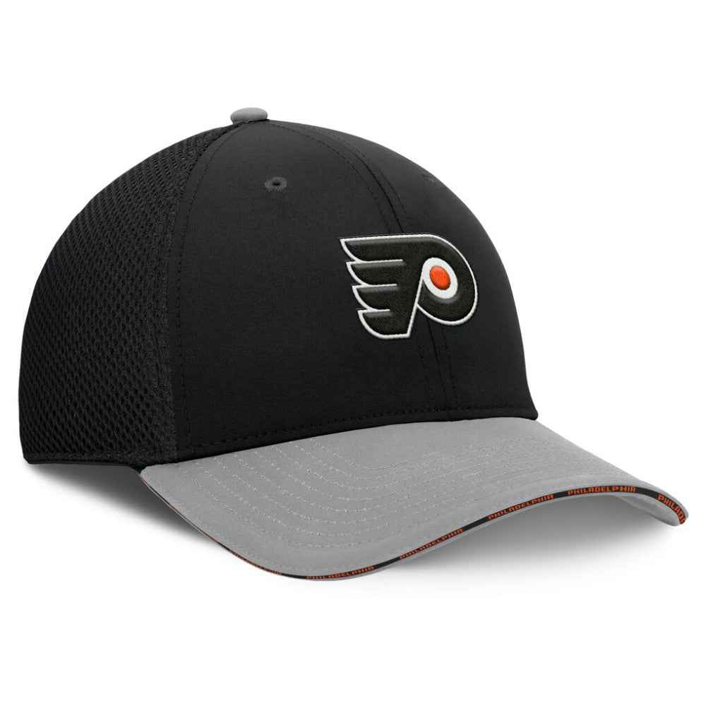 Philadelphia Flyers Fanatics Fundamentals Span Flex Hat - Black Hats