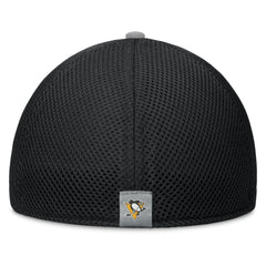 Pittsburgh Penguins Fanatics Fundamentals Span Flex Hat - Black Hats
