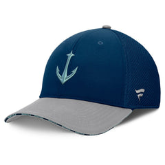 Seattle Kraken Fanatics Fundamentals Span Flex Hat - Deep Sea Blue Hats