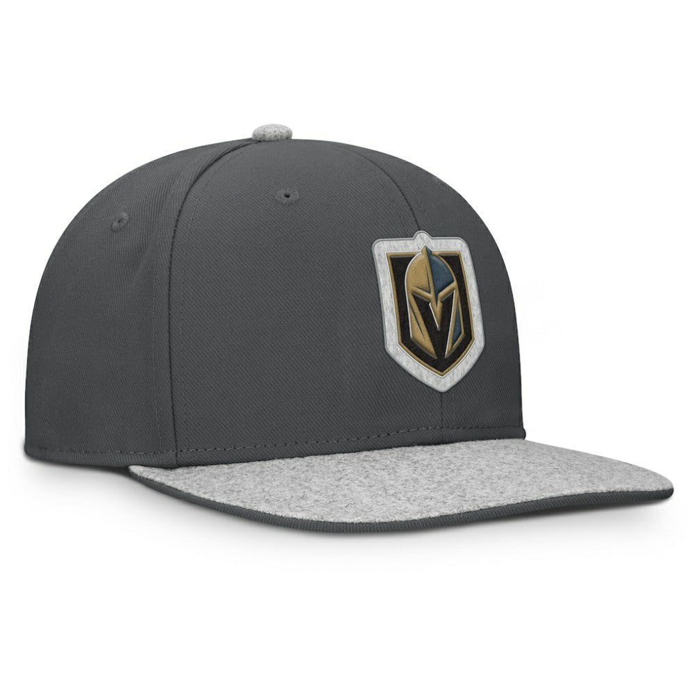 Vegas Golden Knights Fanatics Fundamentals Loden Snapback Hat - Charcoal Hats