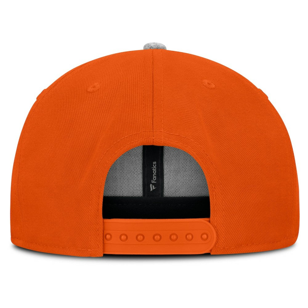 Anaheim Ducks Fanatics Fundamentals Loden Snapback Hat - Orange Hats