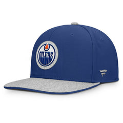 Edmonton Oilers Fanatics Fundamentals Loden Snapback Hat - Royal Hats