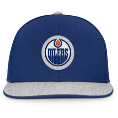 Edmonton Oilers Fanatics Fundamentals Loden Snapback Hat - Royal Hats