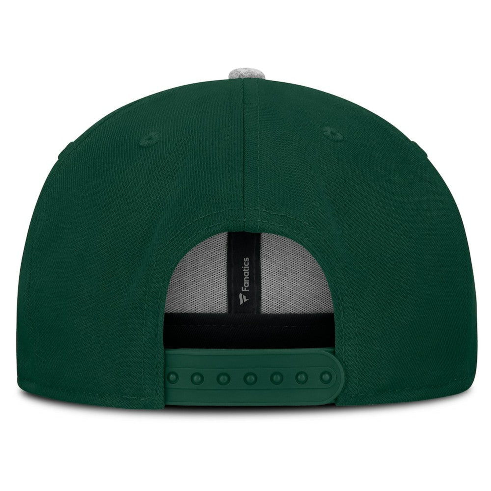 Minnesota Wild Fanatics Fundamentals Loden Snapback Hat - Green Hats