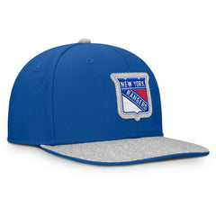 New York Rangers Fanatics Fundamentals Loden Snapback Hat - Blue Hats