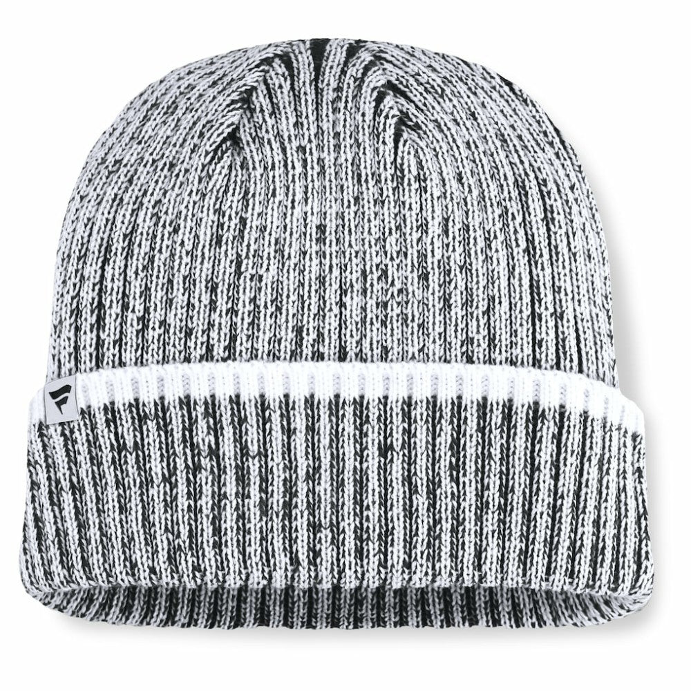 Vegas Golden Knights Fanatics Fundamental Haze Cuffed Knit Hat - Charcoal/White Hats