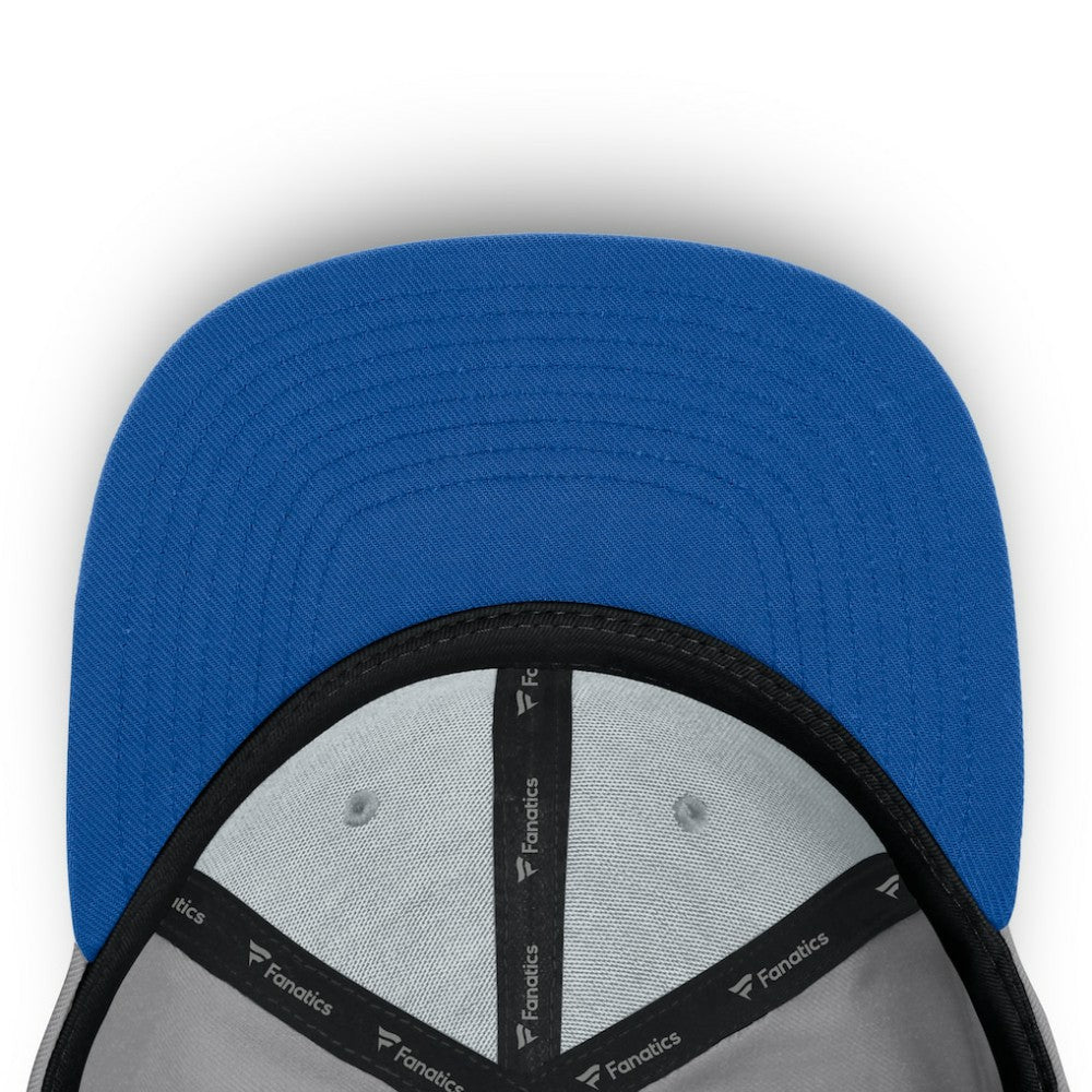 New York Rangers Fanatics Fundamentals Duo Split Logo Snapback Hat - Gray Hats