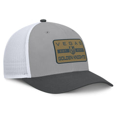 Vegas Golden Knights Fanatics Fundamental Adapt Trucker Adjustable Hat - Gray/Charcoal Hats