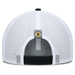 Boston Bruins Fanatics Fundamental Adapt Trucker Adjustable Hat - Gray/Black Hats
