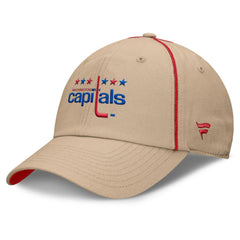 Washington Capitals Fanatics Heritage Setoff Adjustable Hat - Tan Hats
