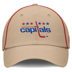 Washington Capitals Fanatics Heritage Setoff Adjustable Hat - Tan Hats