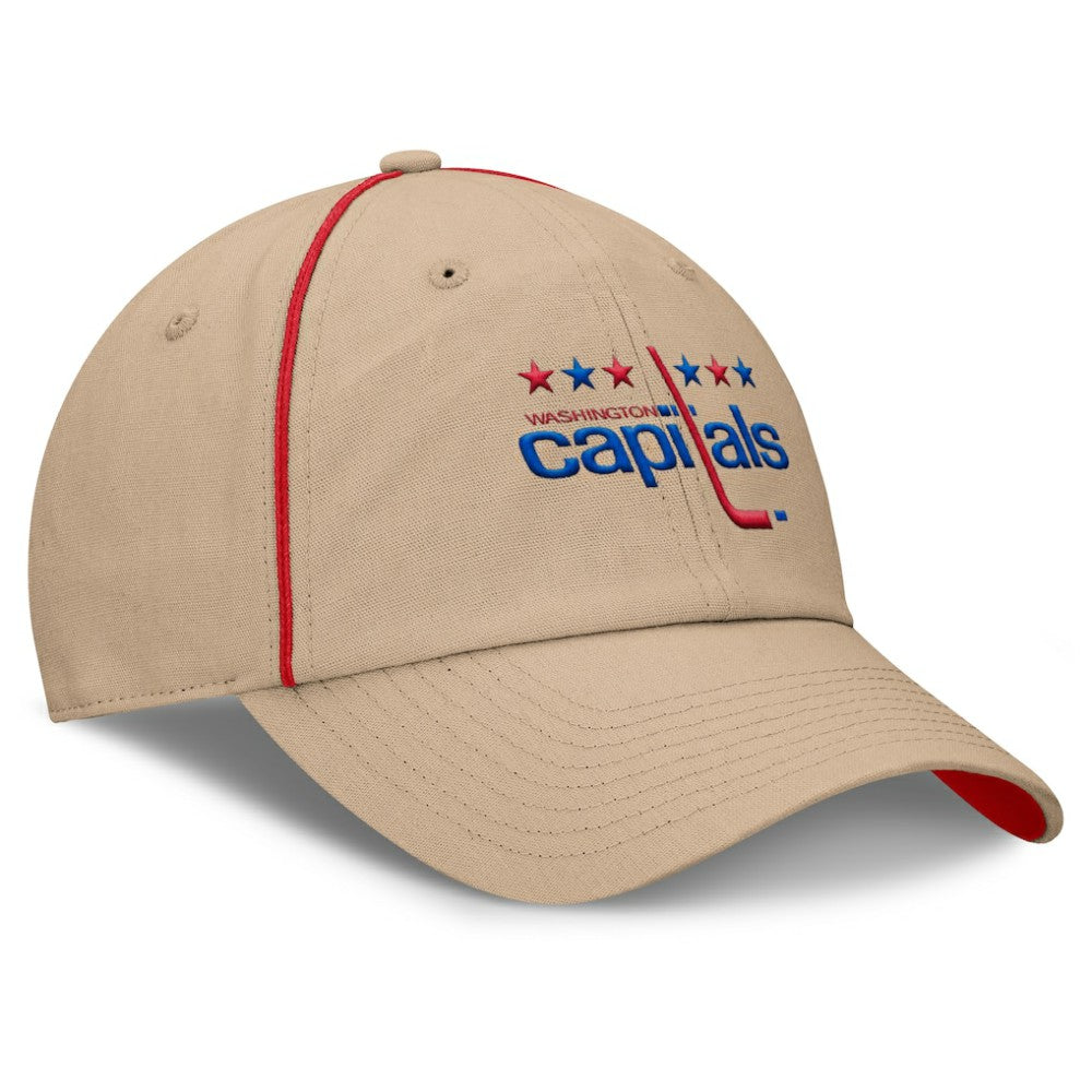 Washington Capitals Fanatics Heritage Setoff Adjustable Hat - Tan Hats