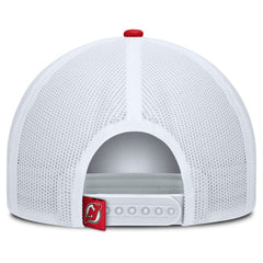 New Jersey Devils Fanatics Heritage Dutch A-Frame Trucker Adjustable Hat - Red/White Jerseys