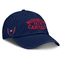 Washington Capitals Fanatics Fundamentals Archer Adjustable Hat - Navy Hats