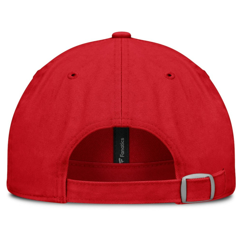 Chicago Blackhawks Fanatics Fundamentals Archer Adjustable Hat - Red Hats