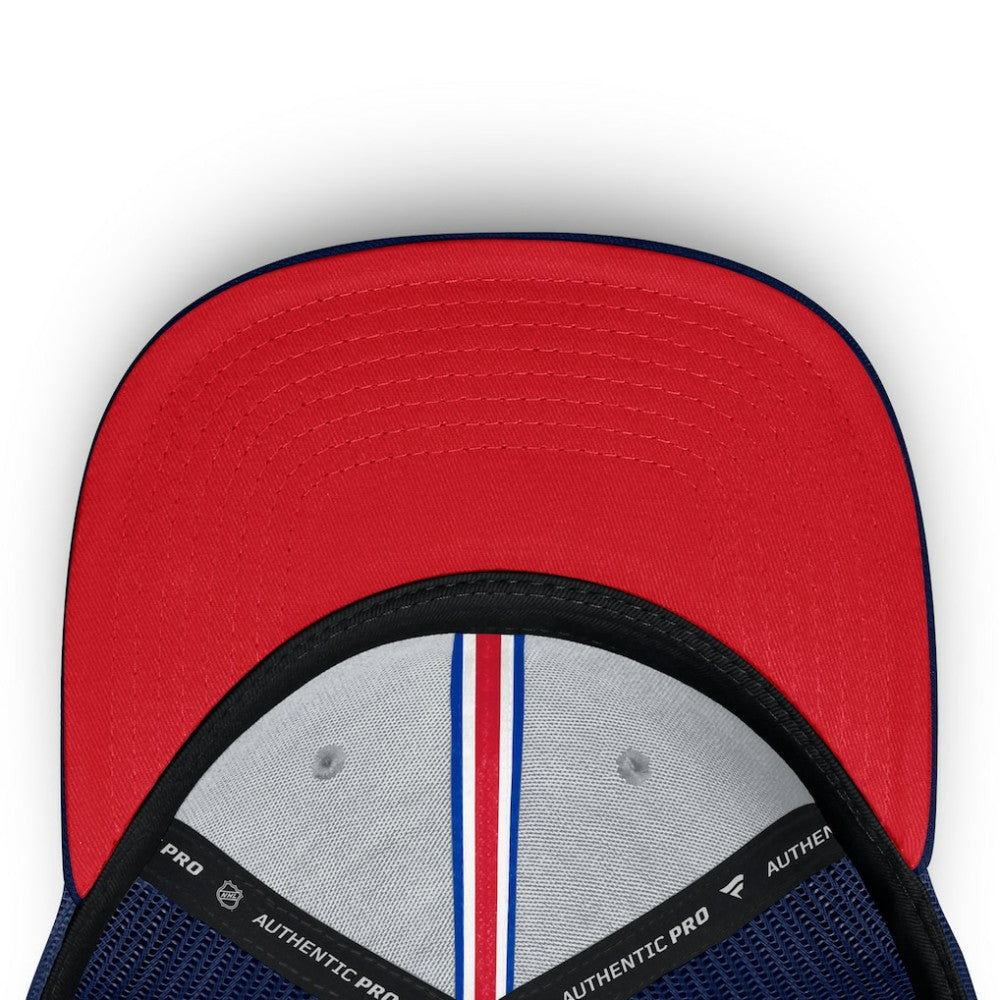 New York Rangers Fanatics Authentic Pro Home Ice Trucker Adjustable Hat - Navy Hats