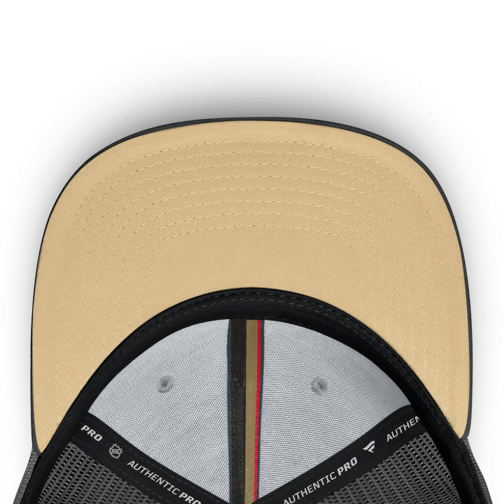 Vegas Golden Knights Fanatics Authentic Pro Home Ice Trucker Adjustable Hat - Charcoal Hats