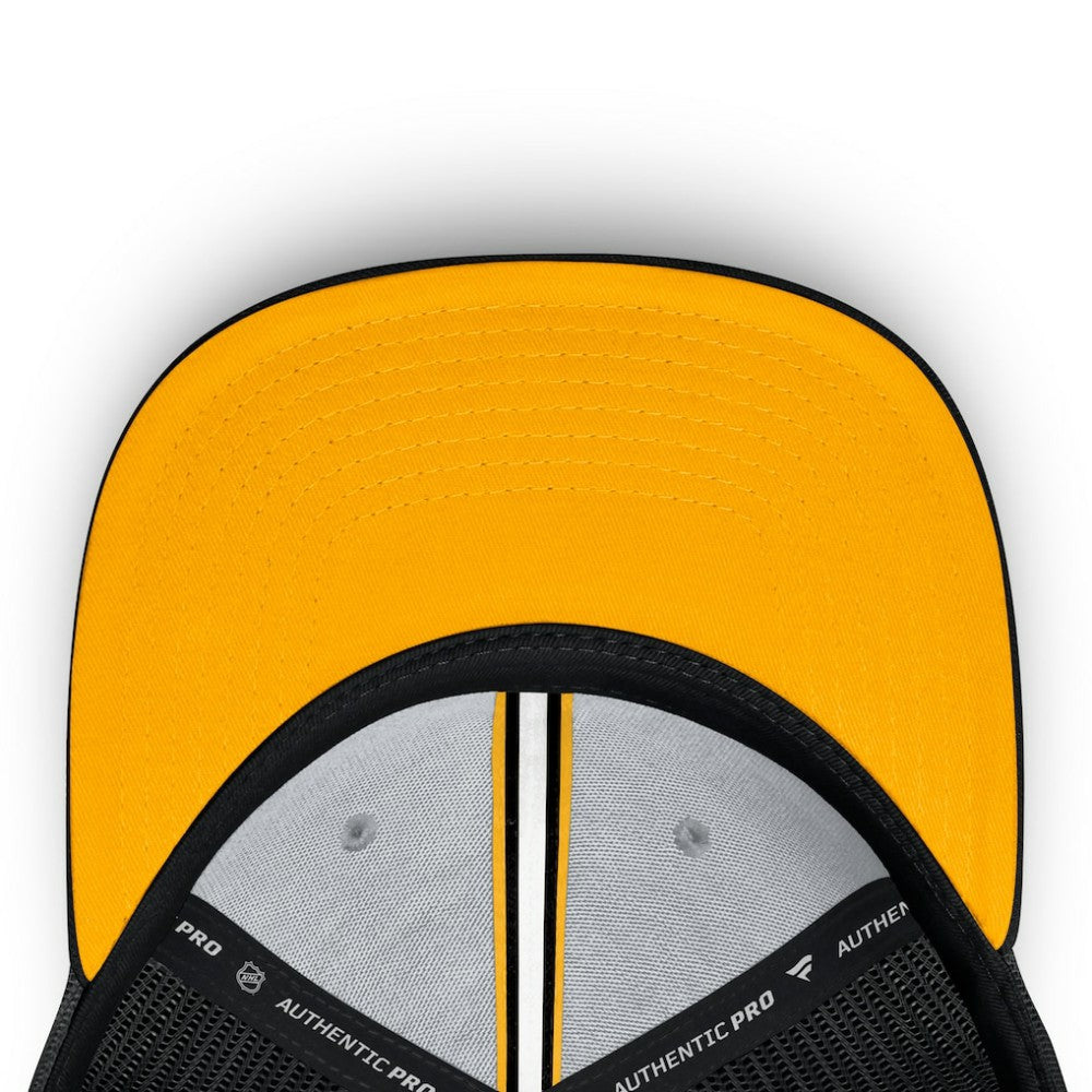 Boston Bruins Fanatics Authentic Pro Home Ice Trucker Adjustable Hat - Black Hats