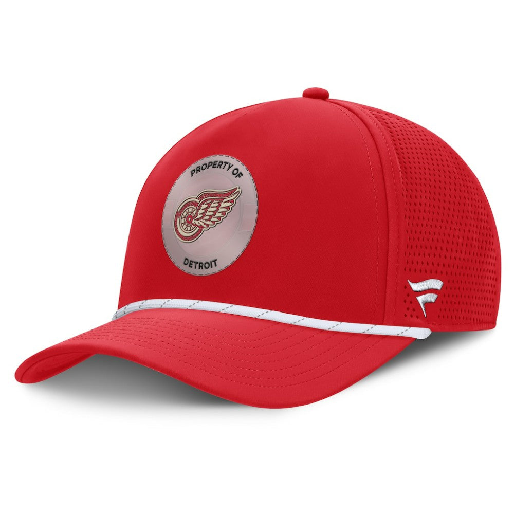 Detroit Red Wings Fanatics Centennial Pinched Front Adjustable Hat - Red Hats