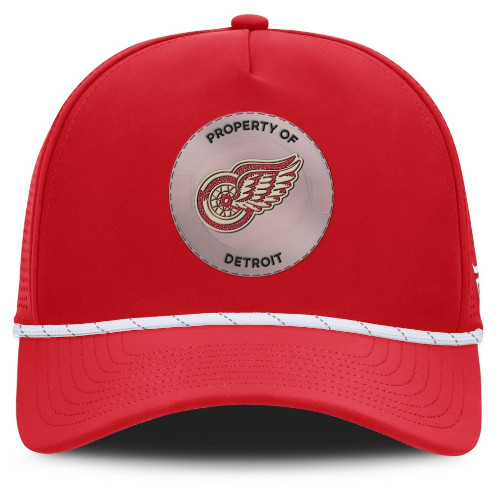 Detroit Red Wings Fanatics Centennial Pinched Front Adjustable Hat - Red Hats
