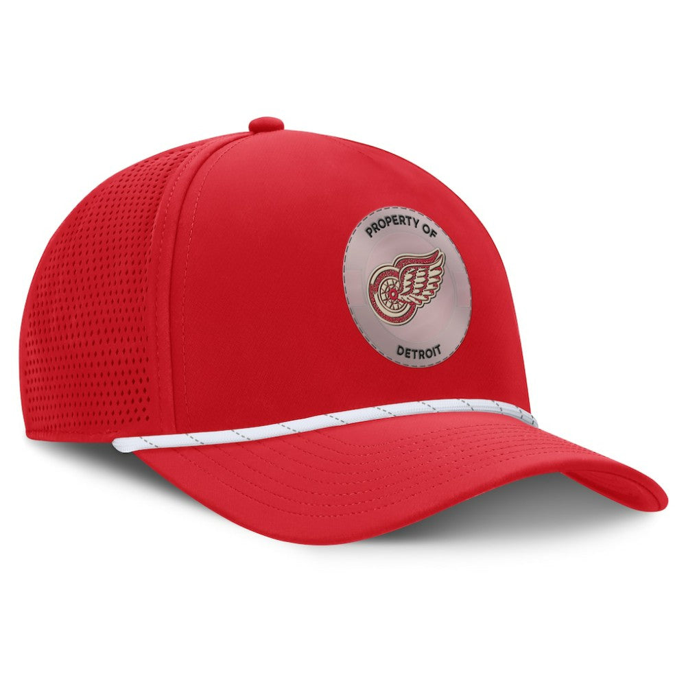 Detroit Red Wings Fanatics Centennial Pinched Front Adjustable Hat - Red Hats