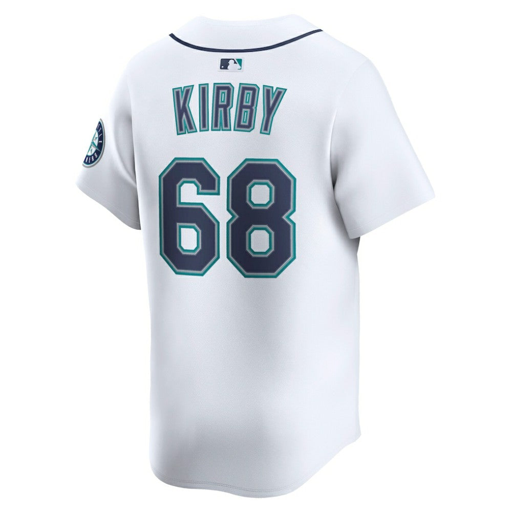 George Kirby Seattle Mariners Home Limited Player Jersey White