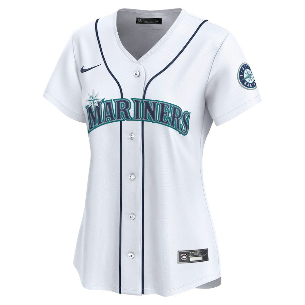 Cal Raleigh Seattle Mariners Women's Home Limited Player Jersey White