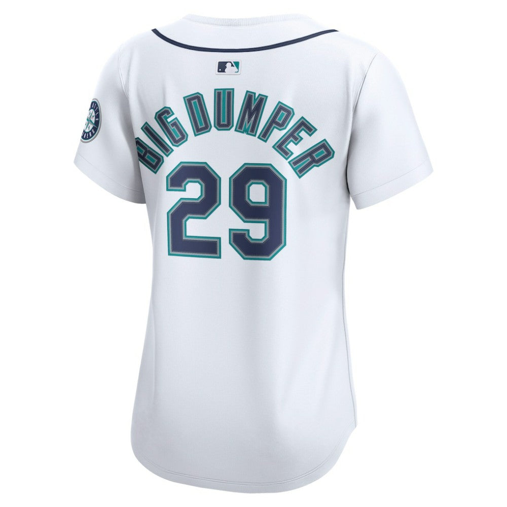 Cal Raleigh Seattle Mariners Women's Home Limited Player Jersey White