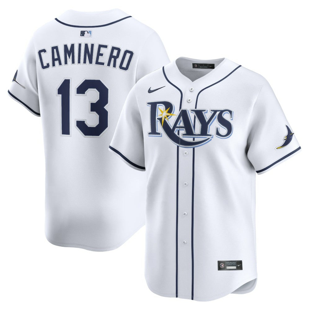 Junior Caminero Tampa Bay Rays Home Limited Jersey White