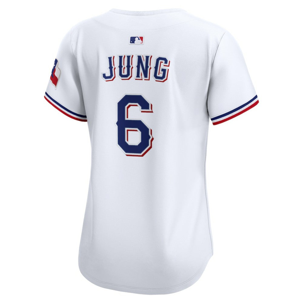 Josh Jung Texas Rangers Women's Home Limited Player Jersey White