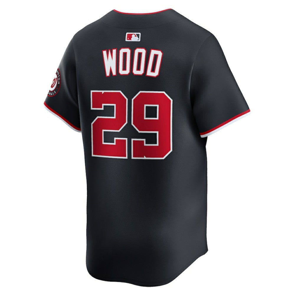 James Wood Washington Nationals Alternate Limited Player Jersey Navy