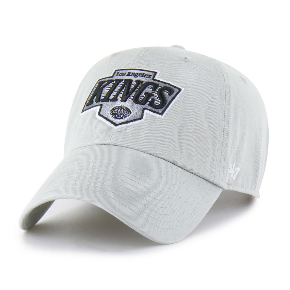 Los Angeles Kings '47 Core Logo Clean Up Adjustable Hat - Gray Hats