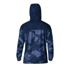Columbus Blue Jackets Columbia Camo Flash Challenger Omni-Shade Full-Zip Hoodie Windbreaker - Navy Hoodies