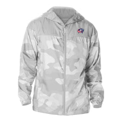 Columbus Blue Jackets Columbia Camo Flash Challenger Omni-Shade Full-Zip Hoodie Windbreaker - Gray Hoodies