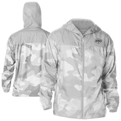 Los Angeles Kings Columbia Camo Flash Challenger Omni-Shade Full-Zip Hoodie Windbreaker - Gray Hoodies