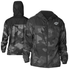 Los Angeles Kings Columbia Camo Flash Challenger Omni-Shade Full-Zip Hoodie Windbreaker - Black Hoodies