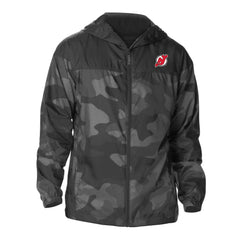 New Jersey Devils Columbia Camo Flash Challenger Omni-Shade Full-Zip Hoodie Windbreaker - Black Jerseys