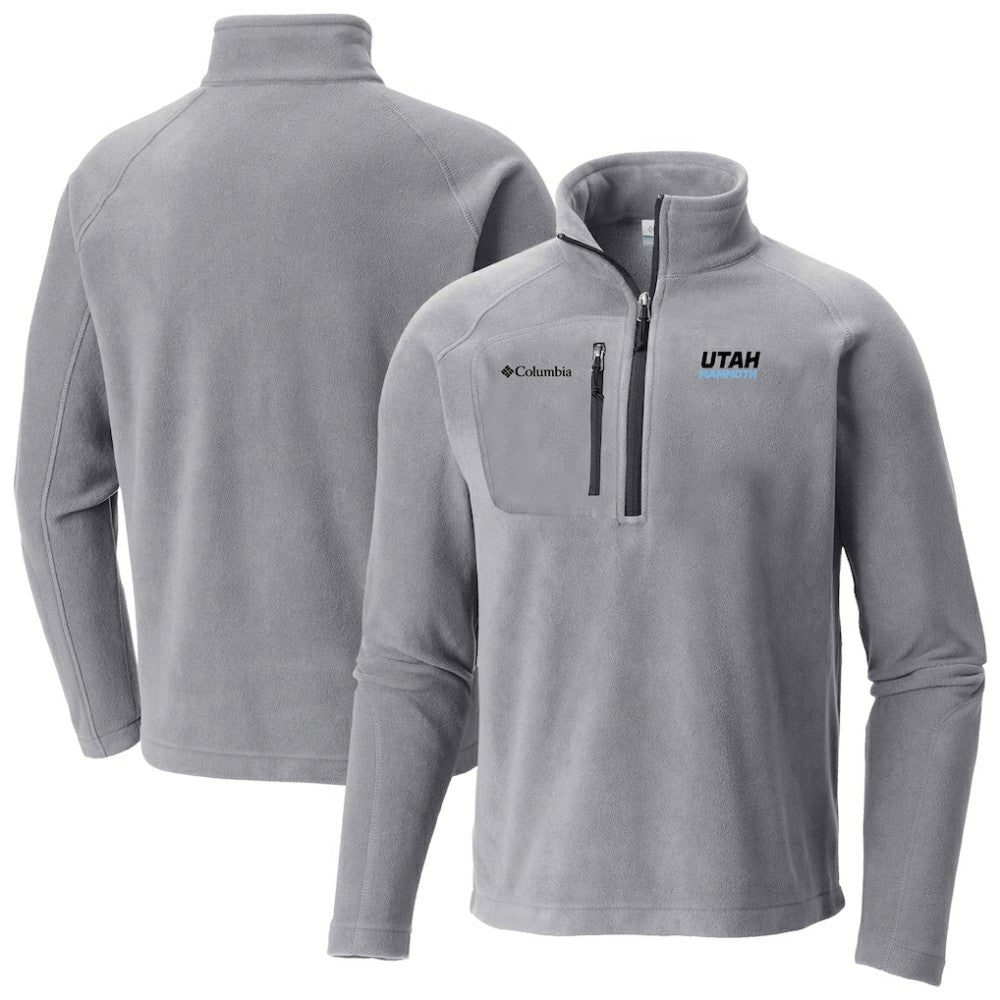 Utah Mammoth Columbia Fast Trek III Raglan Half-Zip Fleece Jacket - Gray Jackets